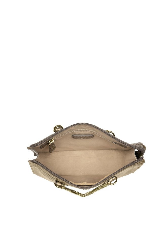 Hidesign Womens Leather Clutch- Metallic - Image 5